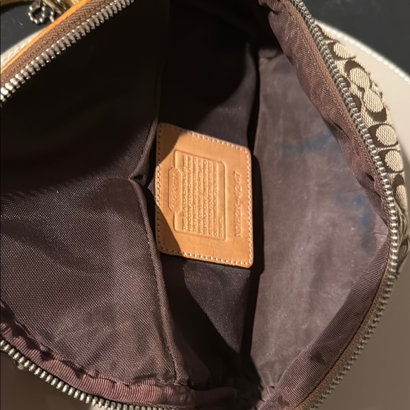 Coach Brown Signature Canvas Bag - Picture 3 of 3